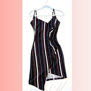 Almost Famous Stripe Sleeveless Dress Size S